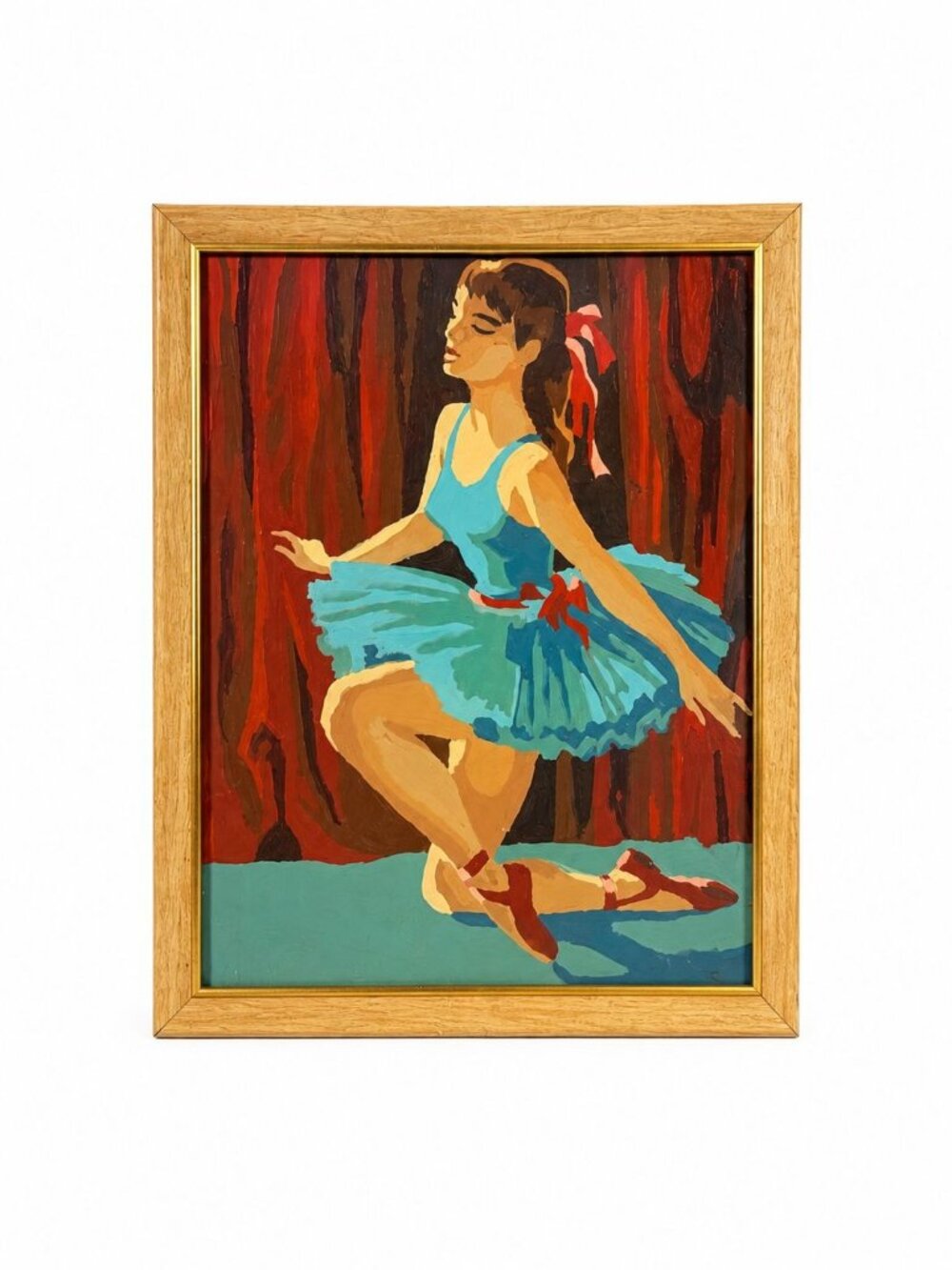 Paint by Number Framed Ballet Dancer Painting Wall Decor Nursery Gallery